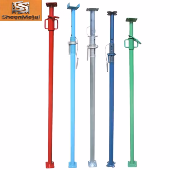 중국 제조소 건축 비계 버팀목 비계 강철 조정 가능한 버팀대